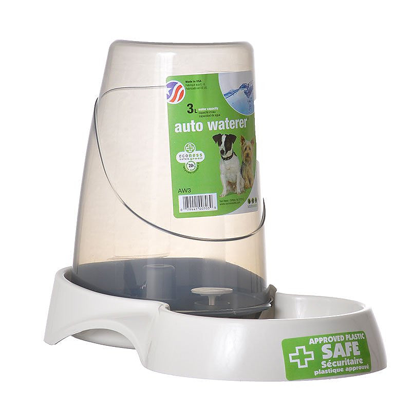 Automatic Pet Water Dispenser for Dogs and Cats - 3L/0.8 Gallon Large Capacity - BPA-Free Self-Feeding Water Bowl for Home, Office, or Travel Use