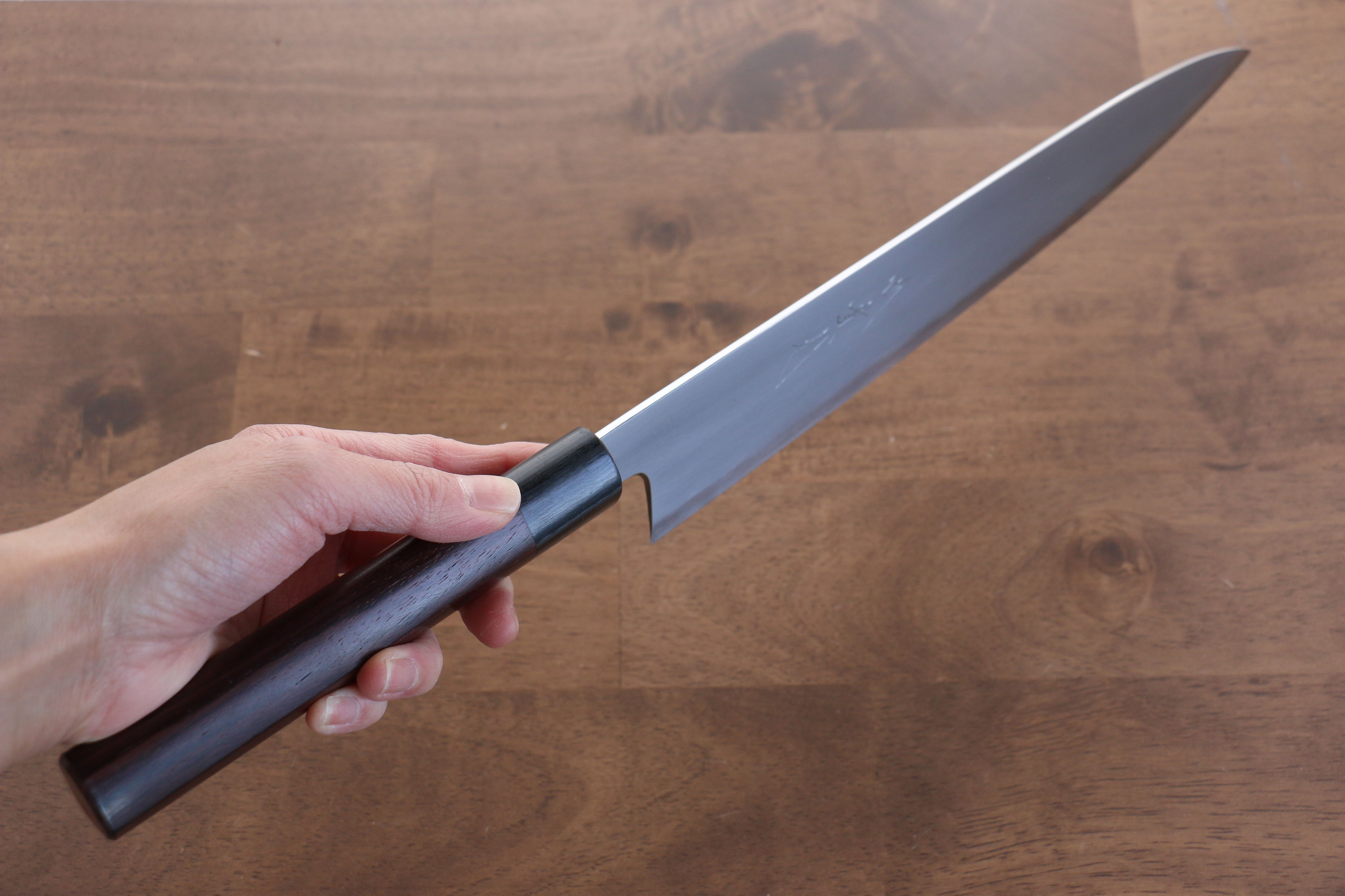 Premium Jikko White Steel No.2 Gyuto Japanese Chef Knife 270mm with Exquisite Shitan Handle - Perfect for Sushi, Sashimi & Meat Cutting