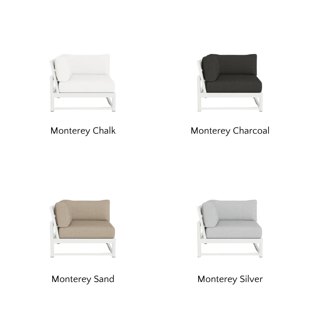 Breeze XL Outdoor Corner Sectional Sofa - Waterproof Patio Furniture Set with Cushions for Backyard, Poolside & Garden Relaxation