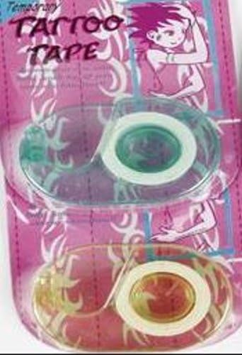 Temporary Tattoo Tape - Waterproof & Hypoallergenic Fake Tattoo Stickers for Adults & Kids - Perfect for Parties, Halloween, Cosplay & Costume Events