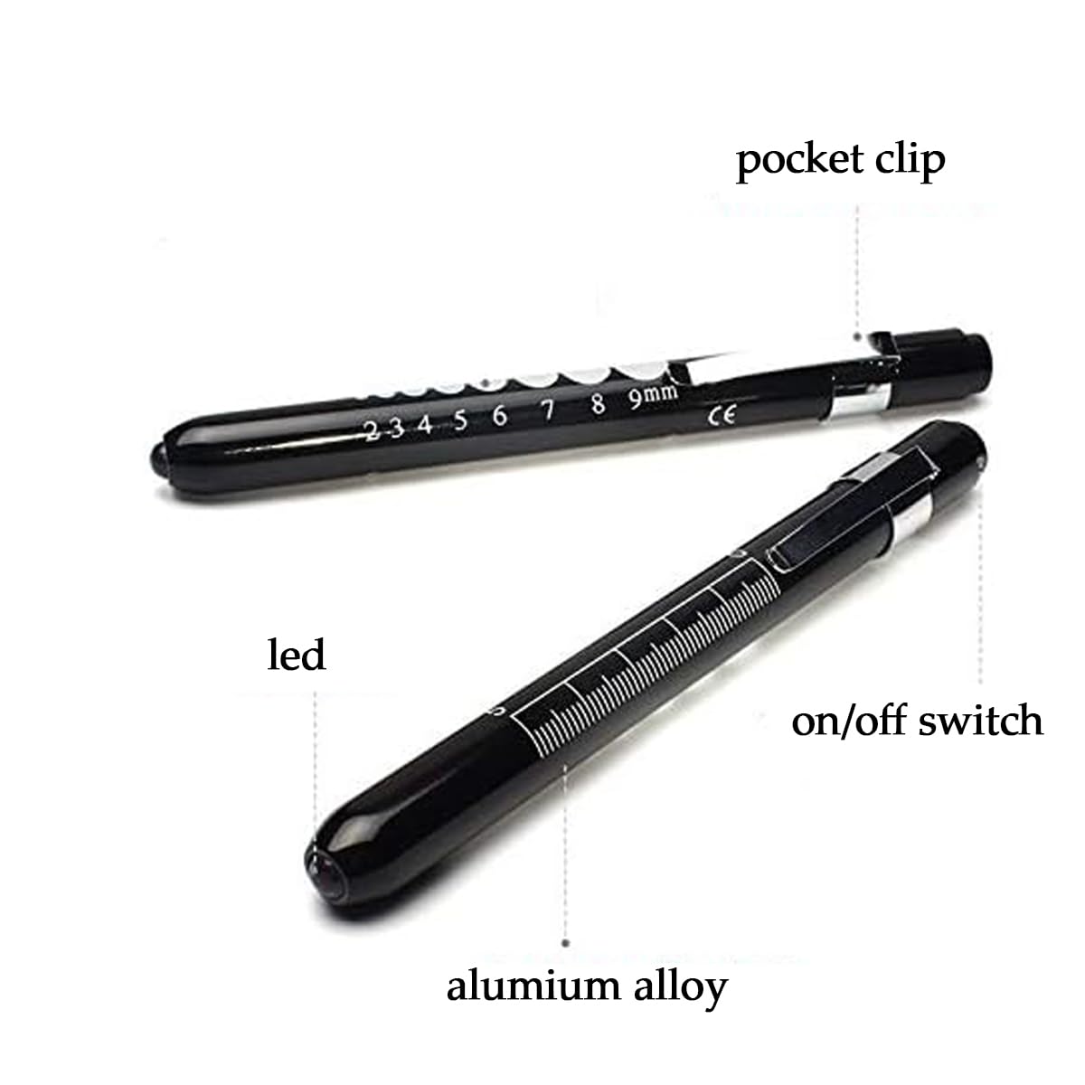 LED Pen Light - Ultra Bright Flashlight Pen with Single Mode, Lightweight & Portable for Medical, Inspection, Reading & Emergency Use