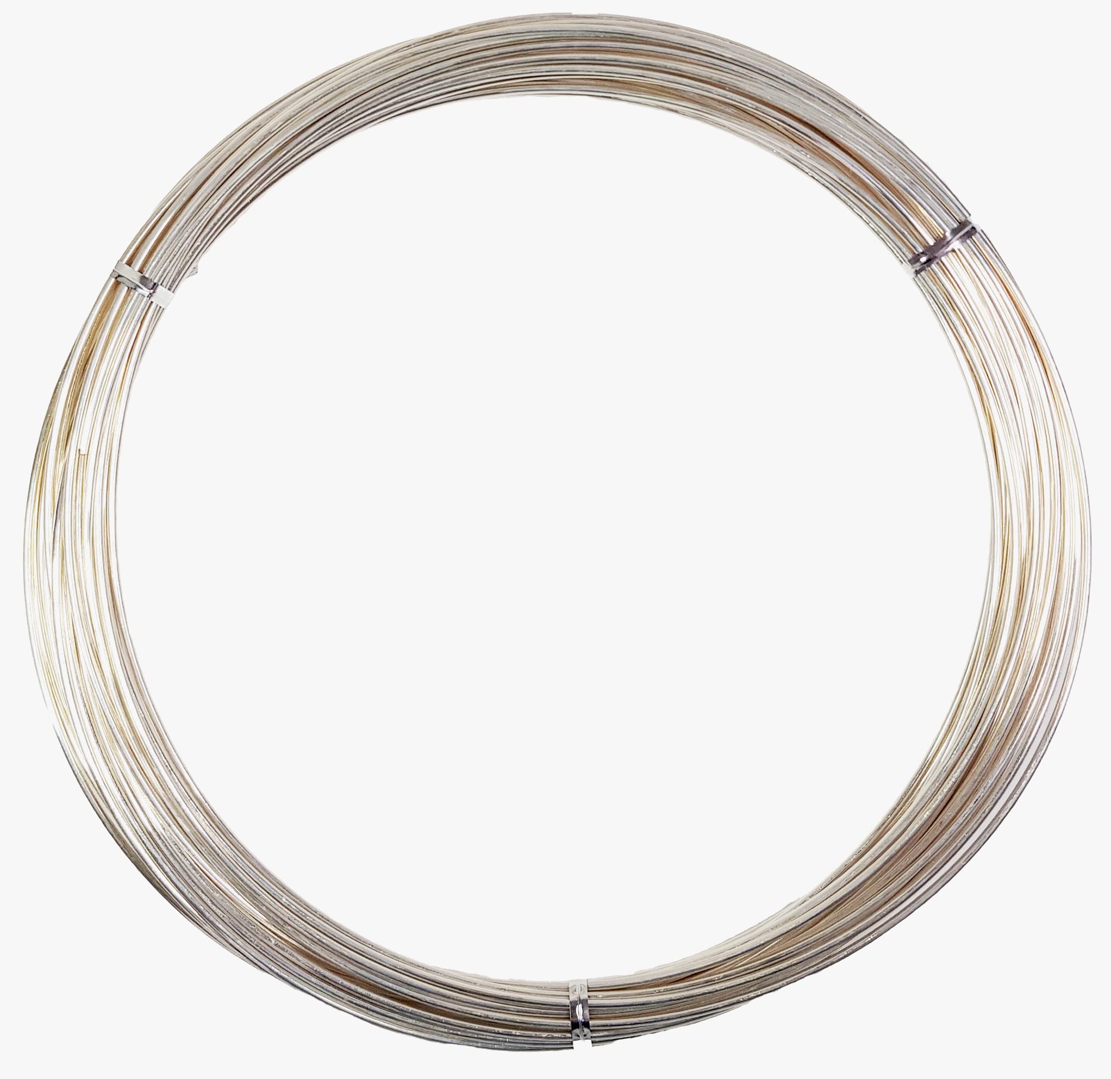 13 Gauge Round Dead Soft 925 Sterling Silver Wire - 5 Feet for Jewelry Making, DIY Crafts, Beading & Wire Wrapping - Premium Artisan Jewelry Supplies by WIZART