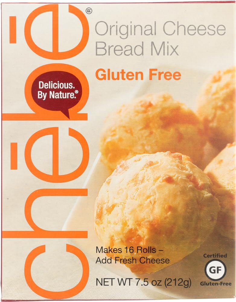 Original Chebe Bread Mix - Gluten Free Cheese Bread, 7.5 Oz (2 Pack) - Perfect for Keto Snacks, Family Gatherings & Gluten-Free Baking