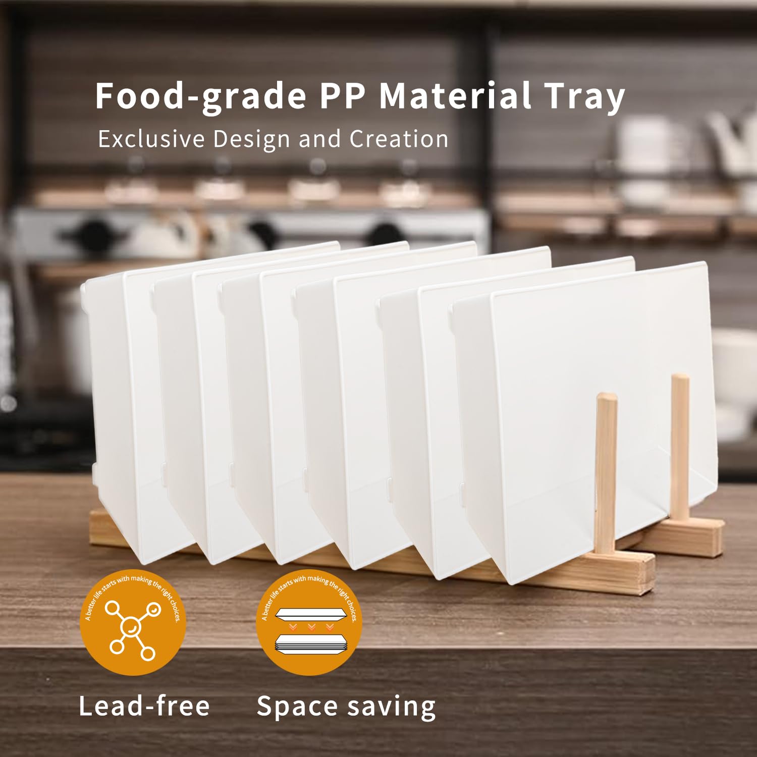 6-Pack White Rectangle Dessert Plates - Perfect for Displaying Muffins, Cakes, Cookies & Pastries | Ideal for Weddings, Parties, Holiday Events & Elegant Dinners | Durable & Stylish Serving Trays for Any Occasion