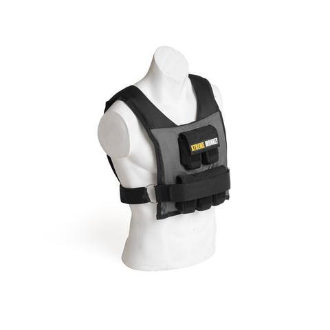 XM Fitness 25lb Weighted Vest for Men & Women - Adjustable V-Cut Design for Strength Training, Running, Hiking & CrossFit Workouts