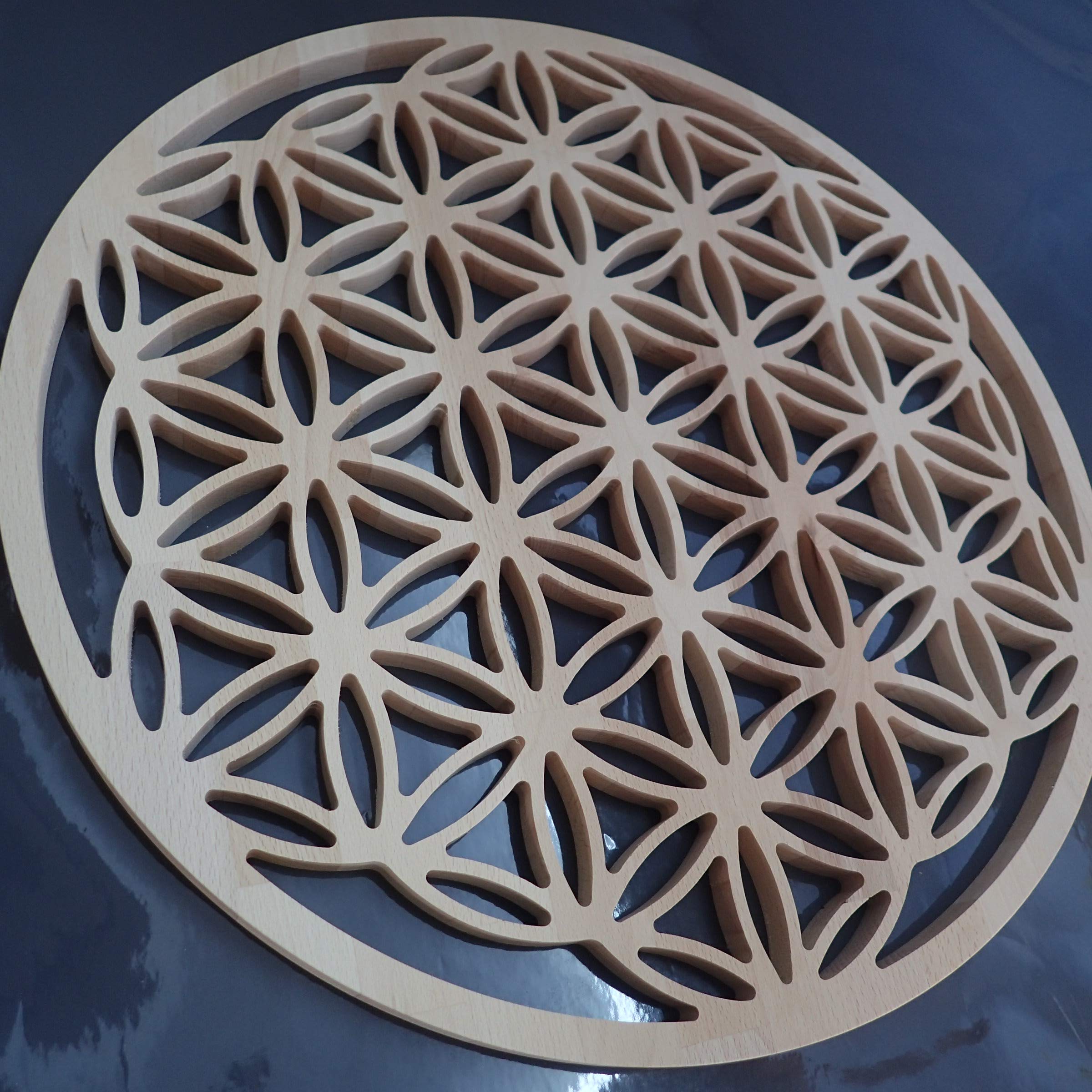 Serigart Wall Decoration - Sacred Geometry Flower of Life Art Print for Home & Office Decor | Perfect for Living Room, Bedroom, Meditation Space & Yoga Studio