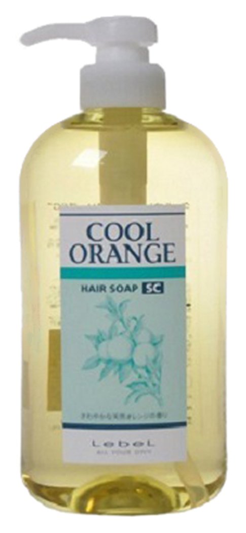 Lebel Cosmetics Cool Orange Shampoo for Color-Treated Hair - 600ml | Refreshing Citrus Formula for Vibrant, Healthy Hair | Perfect for Daily Use & Salon-Quality Results at Home