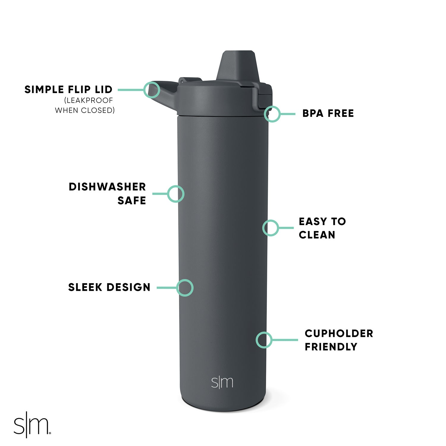Stainless Steel Flip Straw Lid with Simple Filter - Perfect for Tumbler Cups, Water Bottles & Travel Mugs - Leakproof & Reusable Drinking Accessory