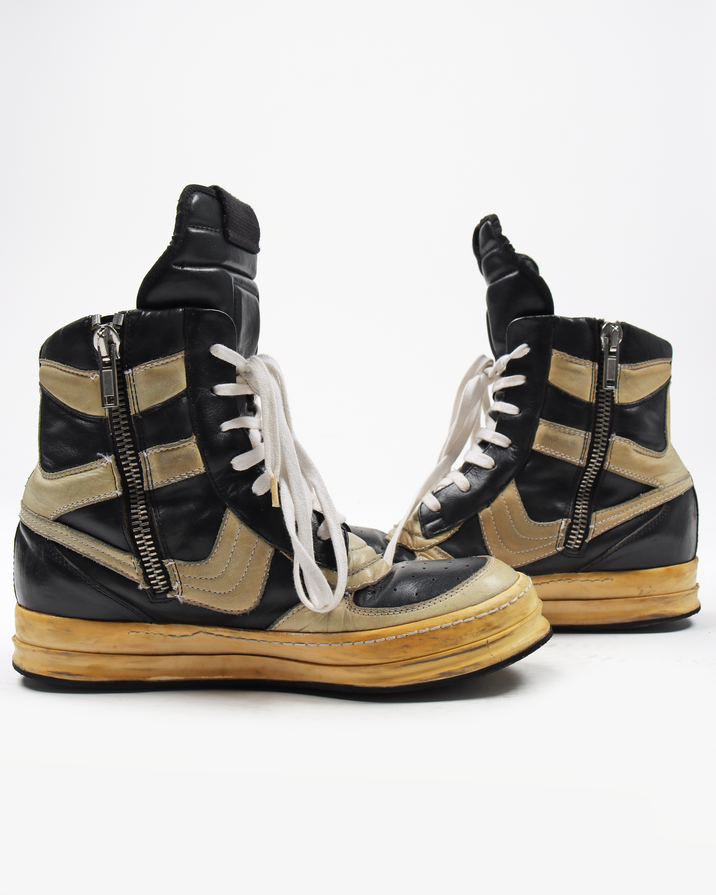 Rick Owens OG Dunk 2 Sneakers - Men's High-Top Luxury Streetwear Shoes for Fashion & Urban Style | Perfect for Casual Wear, Night Out & Street Fashion
