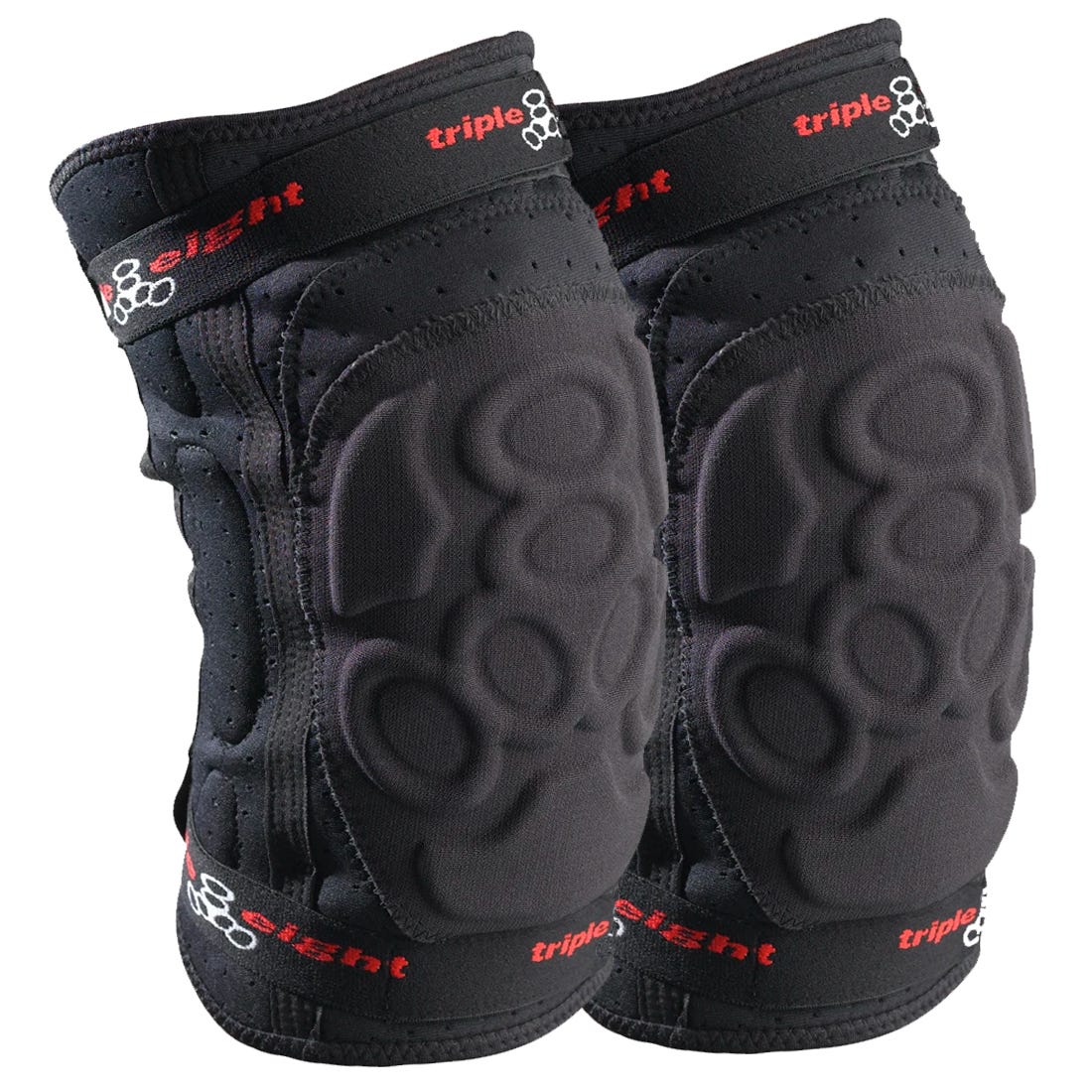 Triple Eight ExoSkin Knee Pads - Protective Skateboarding & Cycling Gear for Extreme Sports & Outdoor Activities