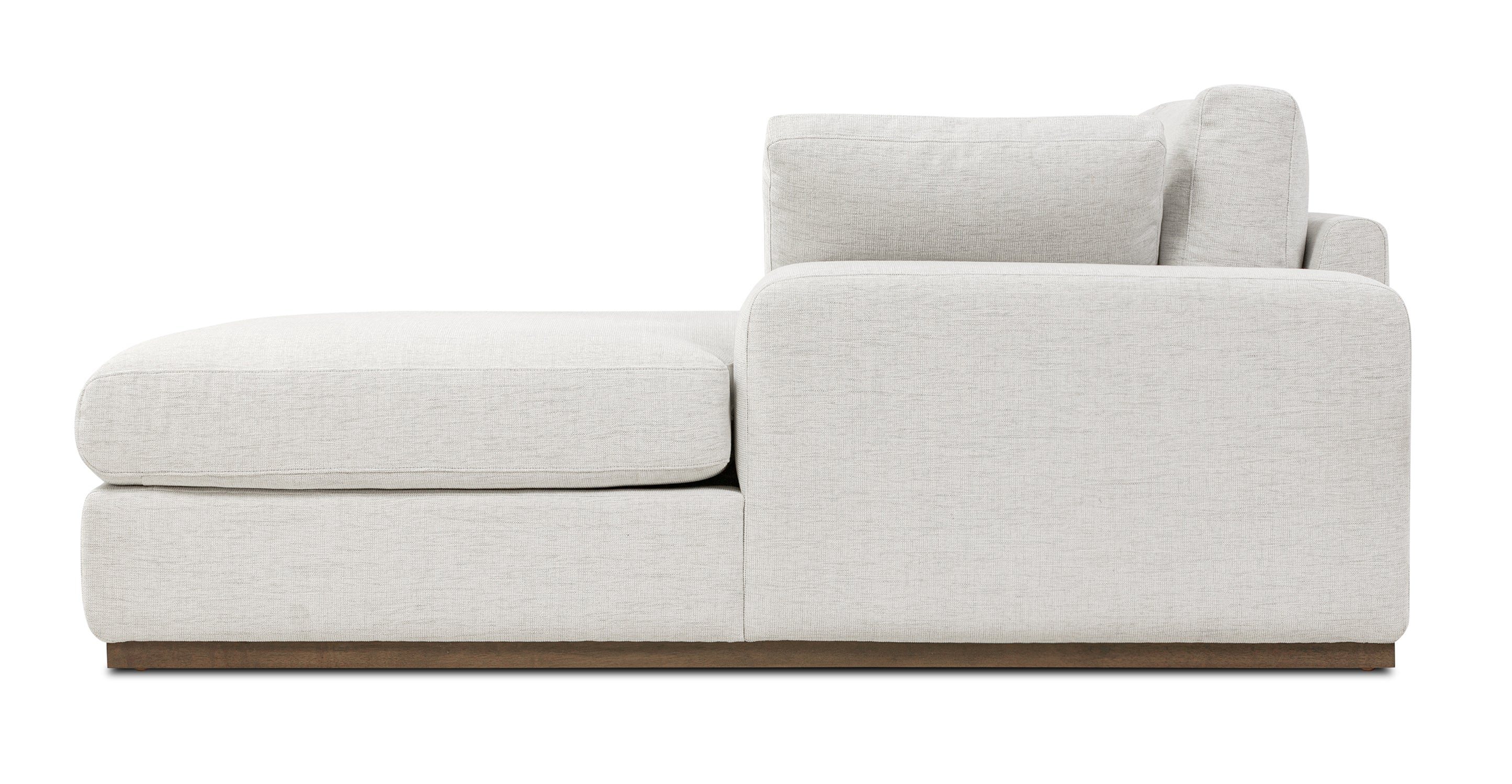 Malaga Right Facing Sectional Sofa - Modern L-Shaped Couch with Reversible Chaise for Living Room, Family Room & Home Theater | Comfortable Fabric Upholstery