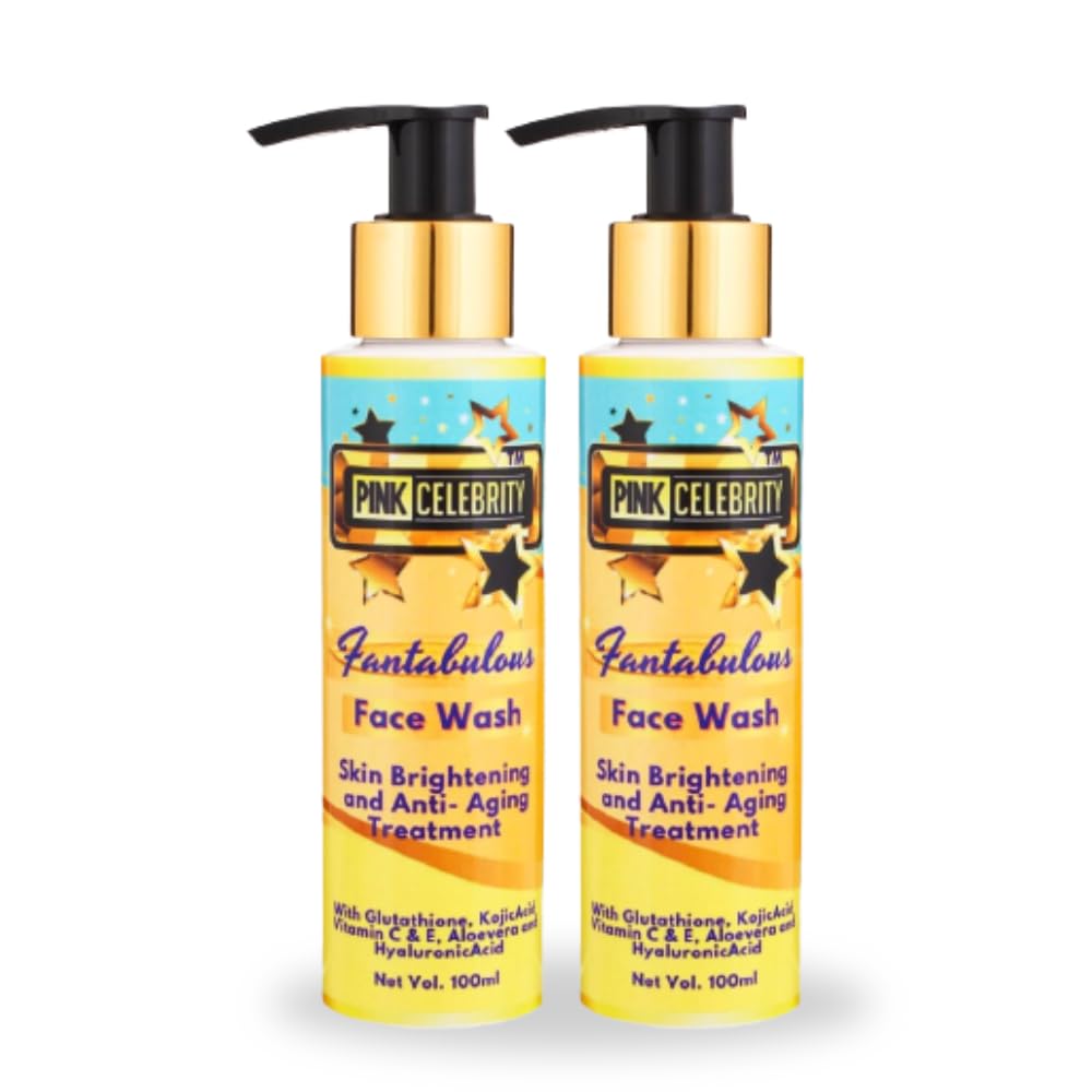 Fantabulous Pore Cleansing Face Wash for Acne & Oily Skin - Brightening Vegan Formula, Paraben-Free (100ml x 2 Pack) | Daily Deep Cleansing for Clear, Healthy Skin | Perfect for Men & Women