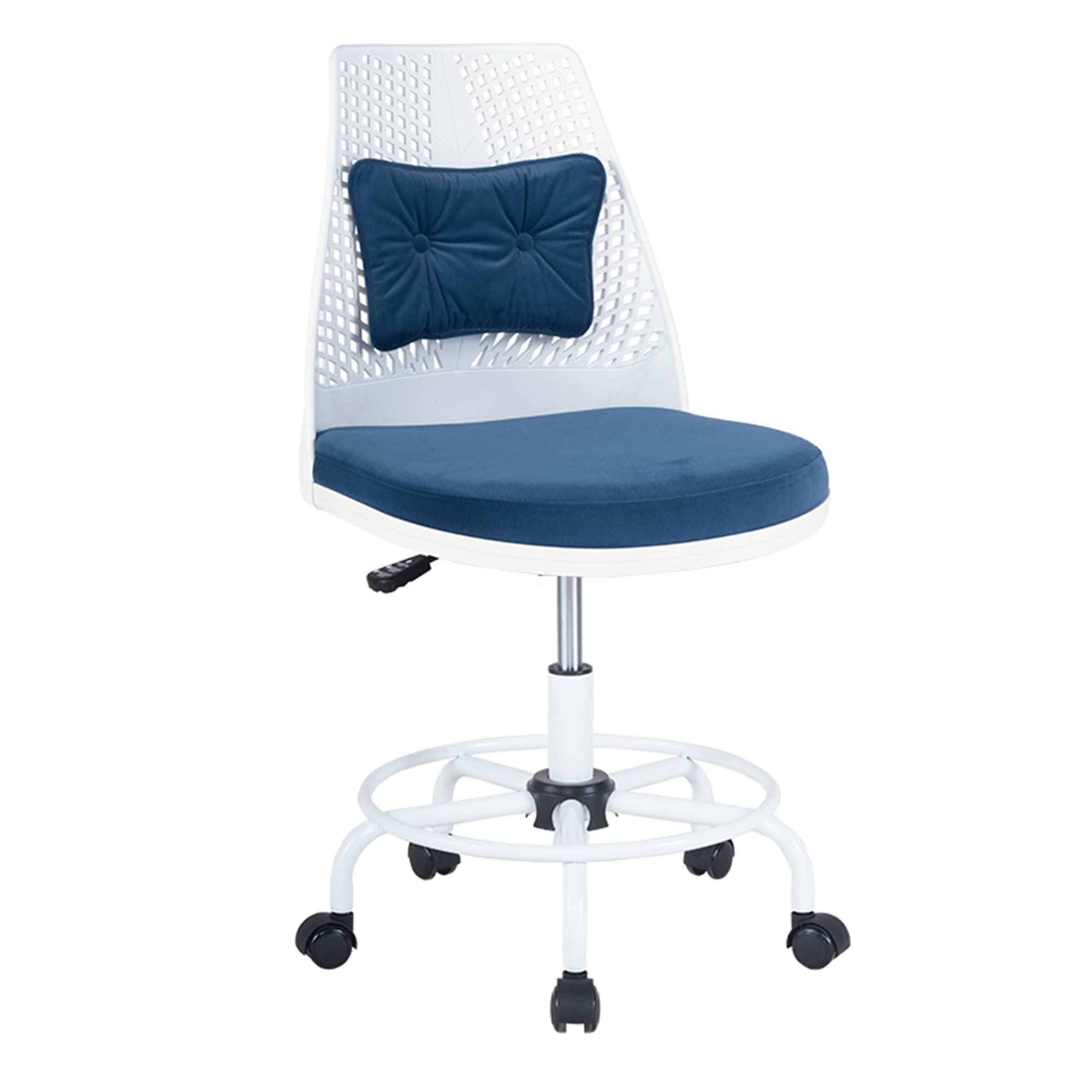 Ergonomic Office Chair with Wheels - Adjustable Computer Desk Chair for Home & Office, Comfortable Task Chair for Long Hours - Perfect for Work, Study, and Gaming
