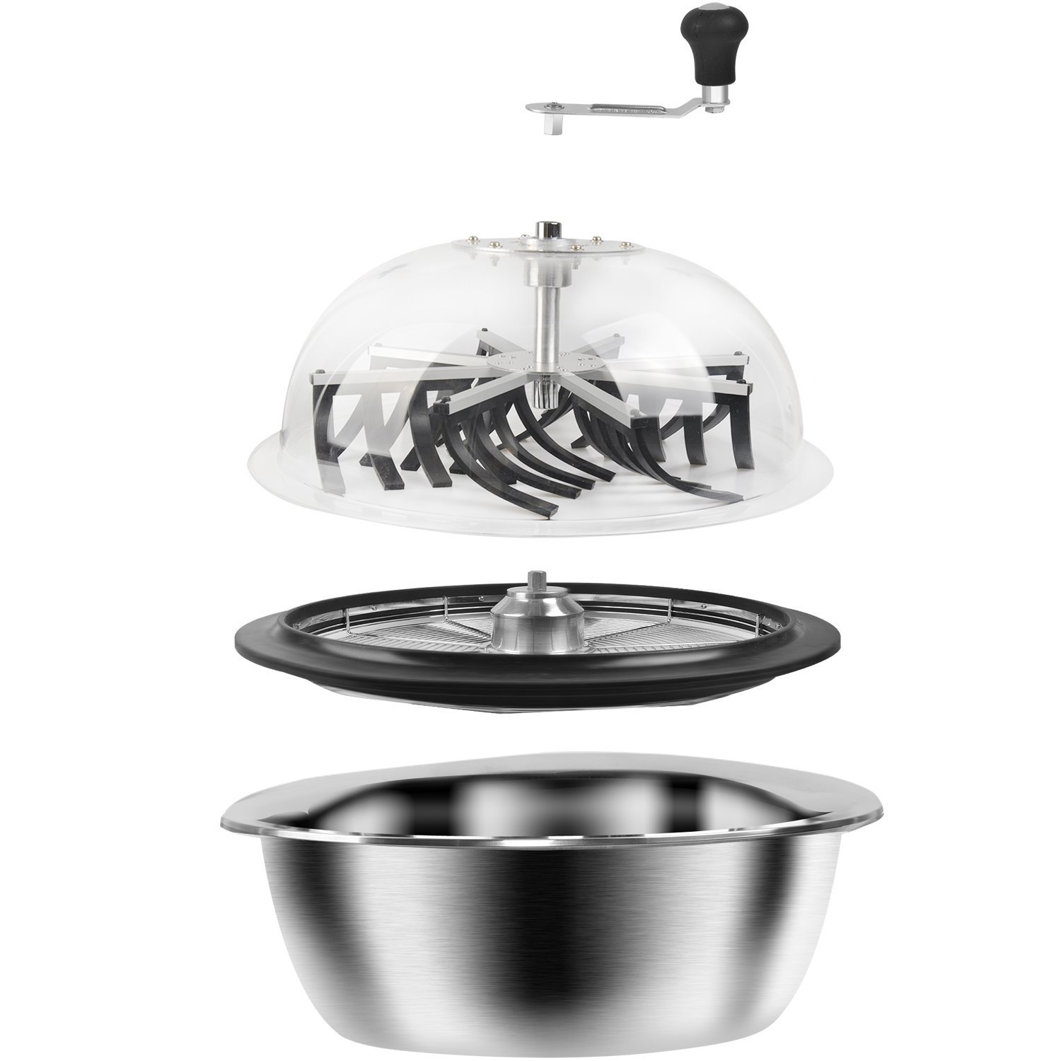 iPower 19 Inch Leaf Bowl Trimmer Machine - Upgraded Sharp Gears & Stainless Steel Blades for Efficient Plant Bud Trimming, Includes Hand Pruner - Perfect for Home Gardening, Hydroponics, and Herbal Processing