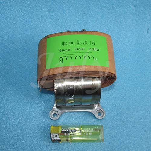 Dual C Amorphous Iron Core Inductor 60mA 565H 2200 Ohm Choke Coil for Tube Amplifier - Hum Eliminator for Audiophile & Vintage Audio Systems