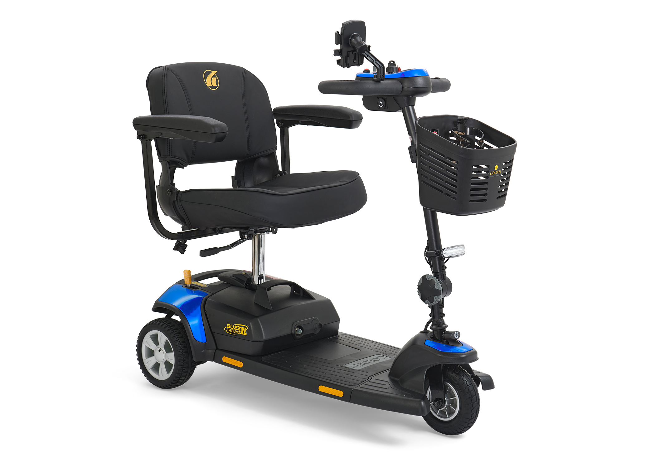 Golden Technologies BuzzAround XL Portable Mobility Scooter - Lightweight & Foldable for Seniors & Adults - Perfect for Shopping, Travel & Outdoor Adventures