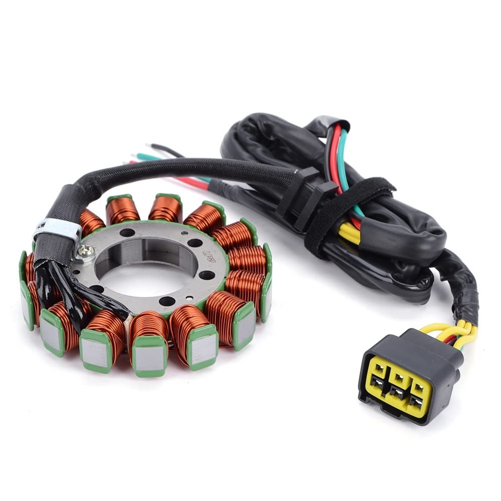 AmBAYZ Motorcycle Stator Coil for Kawasaki VN900 Vulcan 900 Classic LT Custom (2006-2017) - OEM 21003-0053 Replacement - High Performance Generator Coil for Smooth Riding & Reliable Power Supply