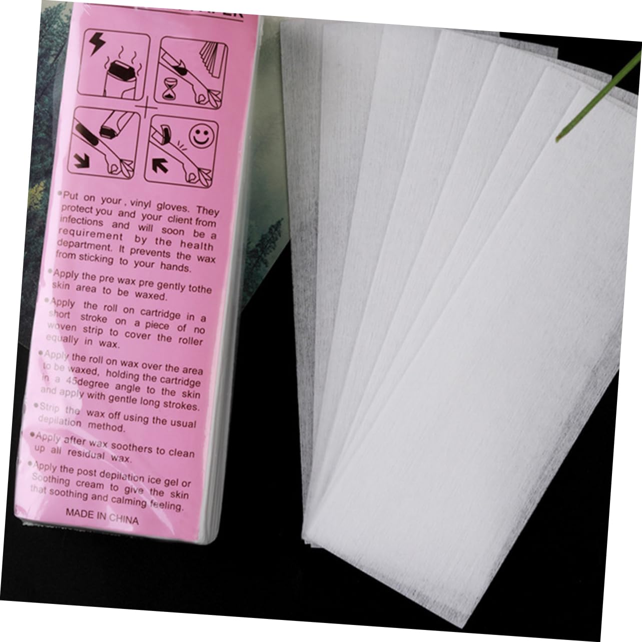2 Pack Hair Removal Wax Strips for Women - Facial & Body Hair Remover, Wax Beads & Eraser for Smooth Skin | At-Home Waxing Kit for Legs, Arms, Bikini Line & Face | Painless Hair Removal Solution