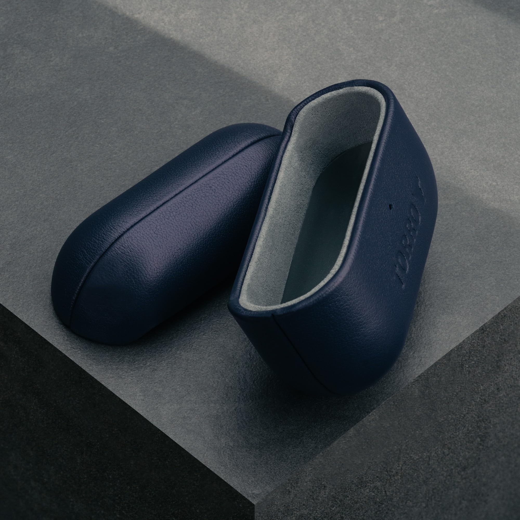 TORRO Genuine Leather Case for AirPods Pro 1st & 2nd Gen - Premium Protective Cover with Soft Inner Lining (Blue) - Perfect for Travel, Workouts & Everyday Use