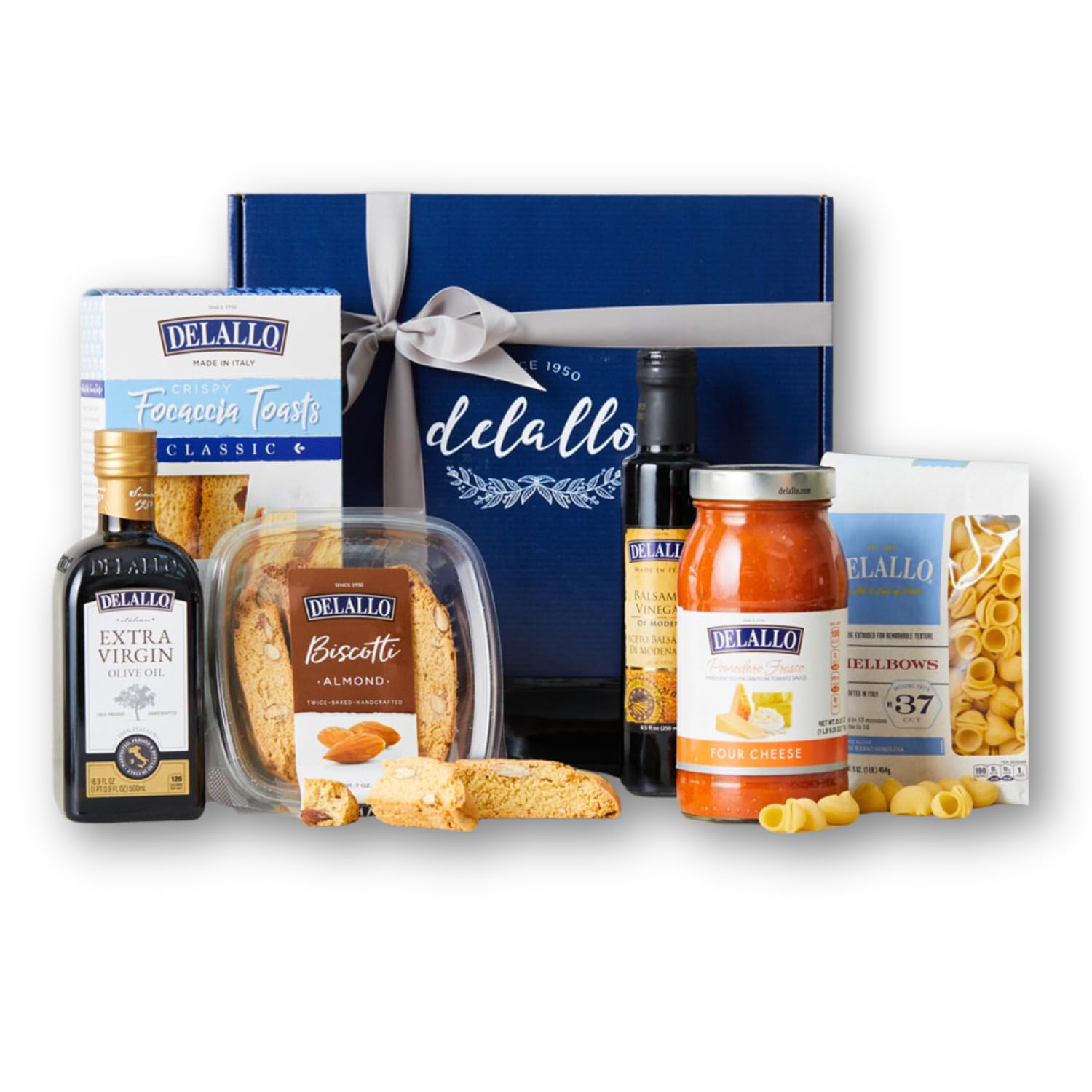 DeLallo Deluxe Italian Gourmet Gift Basket for Adults - Premium Imported Italian Food Gift Set - Perfect Holiday, Christmas & Corporate Gifting - Ideal for Dinner Parties, Hostess Gifts & Italian Food Lovers
