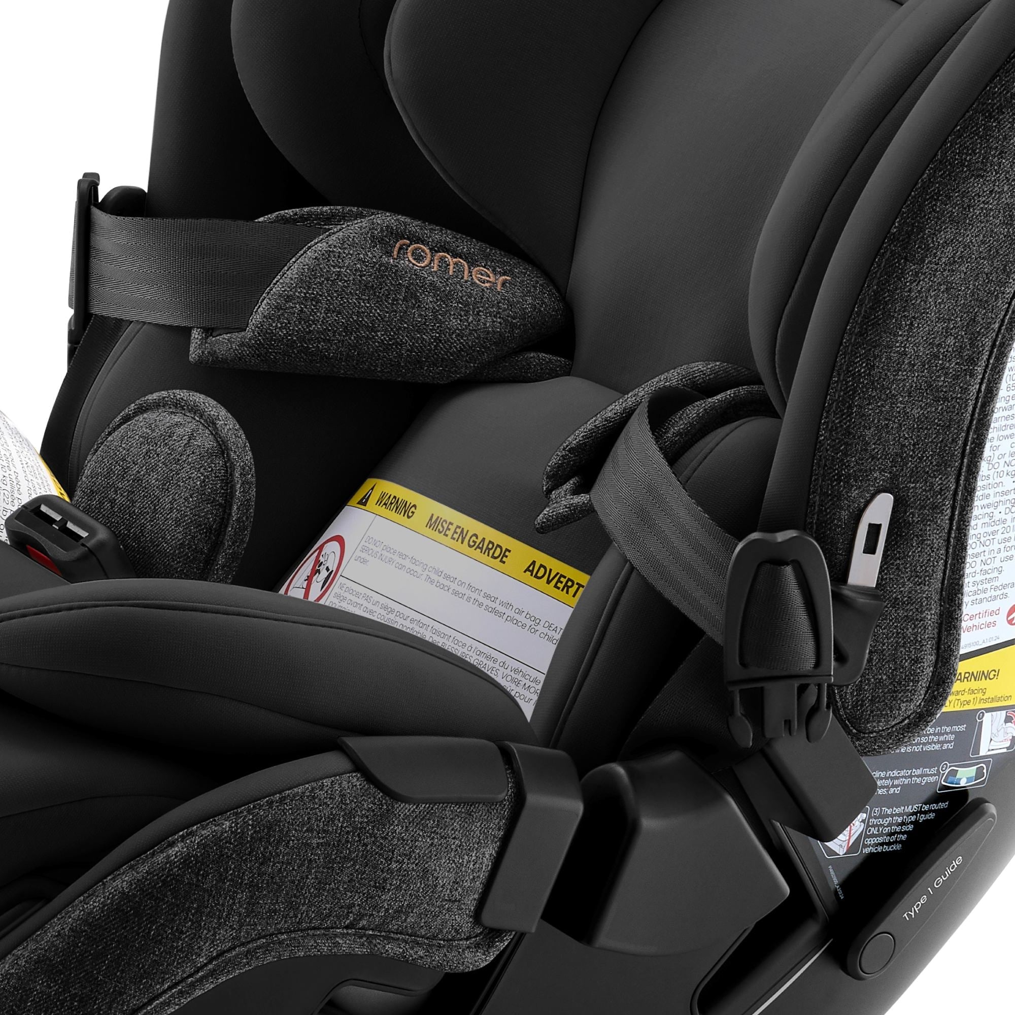 Romer Veni Convertible Car Seat for Babies & Toddlers - 3-in-1 Rear Facing, Forward Facing & Booster - Safe & Comfortable for Travel, School & Family Road Trips