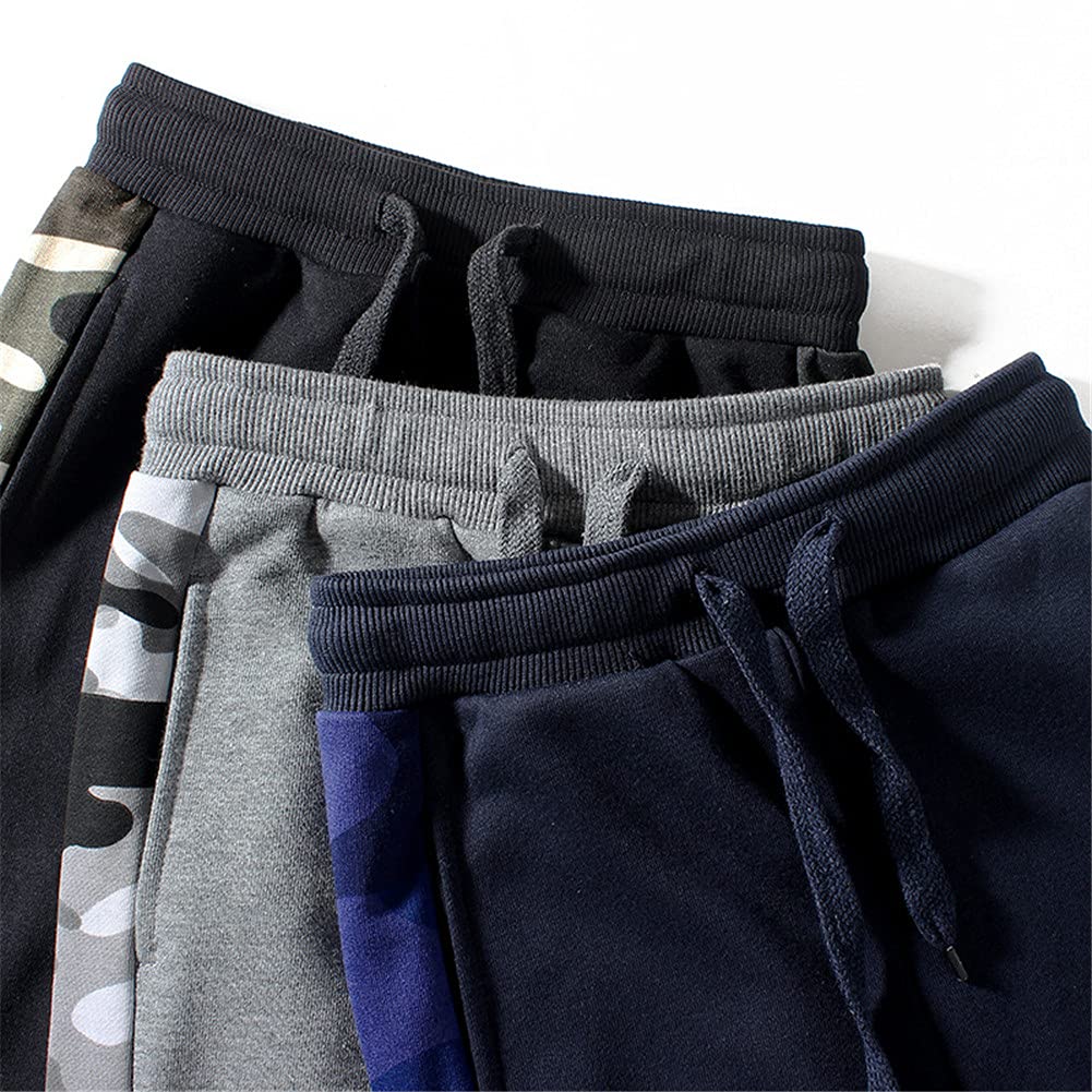 Boys' Active 2-Pack Elastic Waist Cotton Jogger Pants with Pockets - Comfortable Athletic Workout Sweatpants for Running, Gym, and Casual Wear