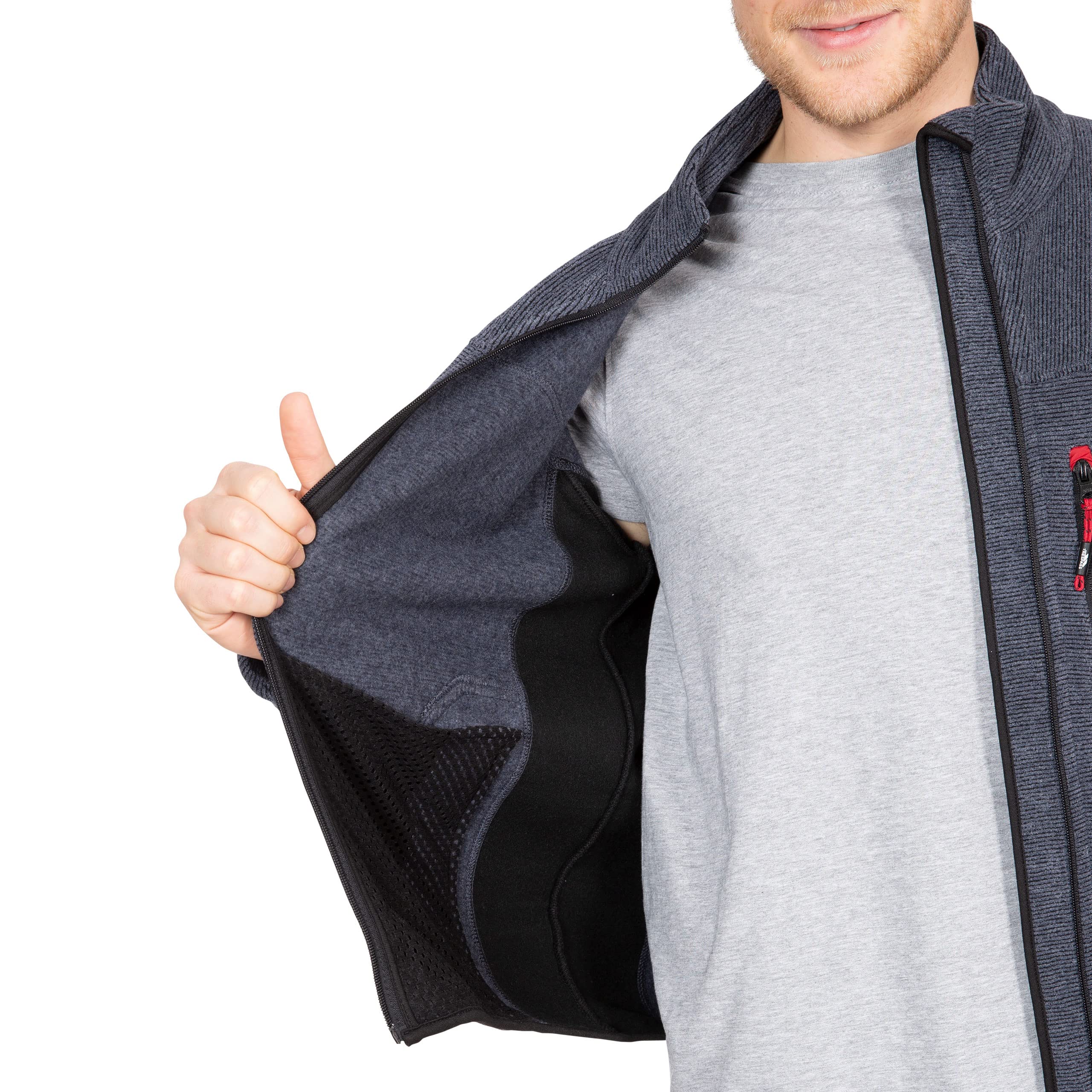 Trespass Jynx Men's Winter Fleece Jacket - Warm & Comfortable Outdoor Jacket for Hiking, Camping & Cold Weather Activities