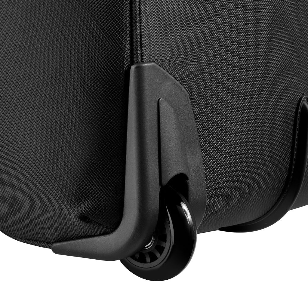 Jeep 73cm Duel Wheel Lightweight Medium Duffle Bag - Black | Water-Resistant Travel & Gym Bag for Men & Women | Perfect for Camping, Sports & Weekend Getaways