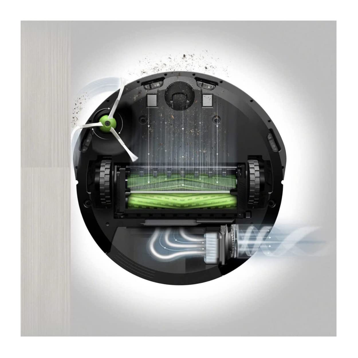 iRobot Roomba e5 (5134) Wi-Fi Connected Robot Vacuum - Smart Self-Charging Vacuum Cleaner for Pet Hair, Hard Floors & Carpets - Perfect for Home, Office & Apartment Cleaning