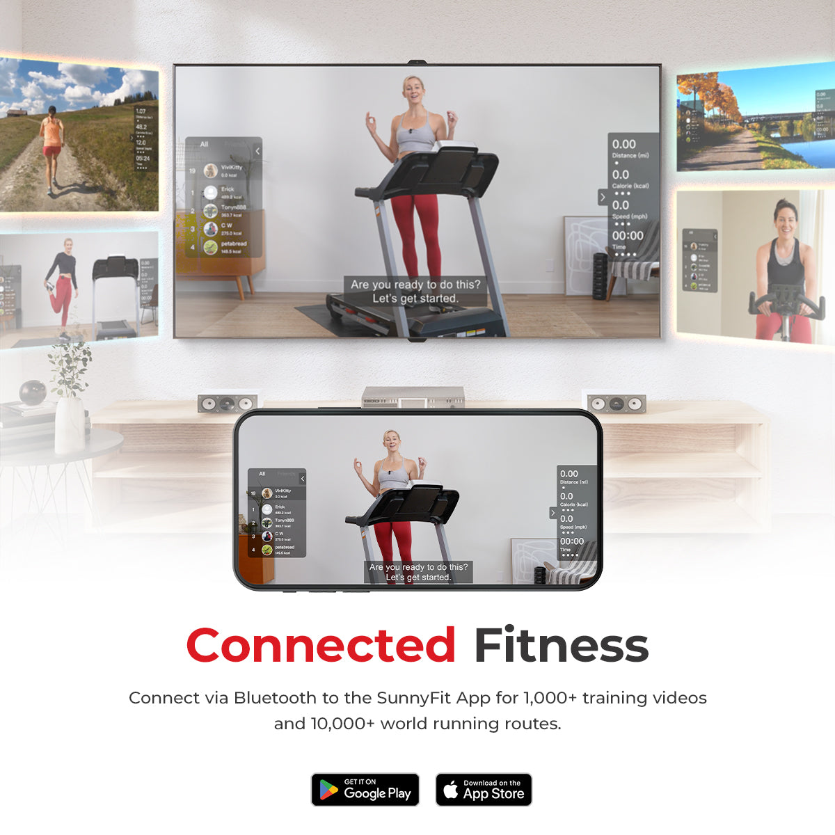 Premium Auto Incline Smart Treadmill - Foldable Electric Running Machine with Bluetooth, 12 Preset Programs - Perfect for Home Gym, Cardio Workout & Small Spaces