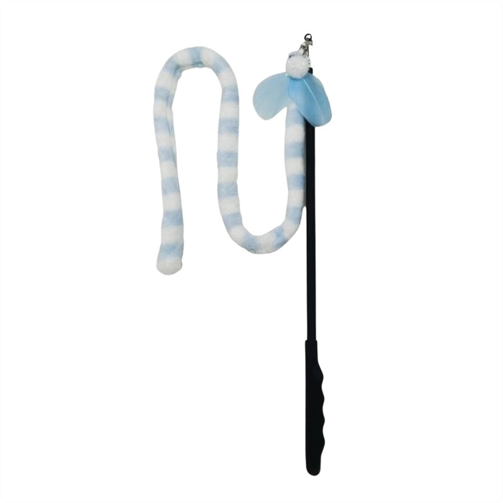 Interactive Cat Toy with Feather & Bell - Funny Simulation Bird Teaser Wand for Cats - Best Cat Stick Toy for Play & Exercise - Perfect for Indoor Cats & Kittens