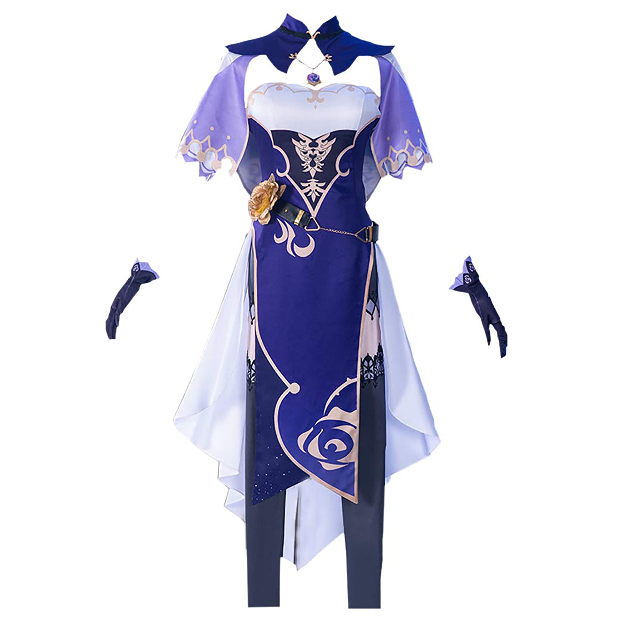 Genshin Impact Lisa Cosplay Costume - Anime Lolita Dress Halloween Outfit for Women | Perfect for Conventions, Cosplay Events & Halloween Parties