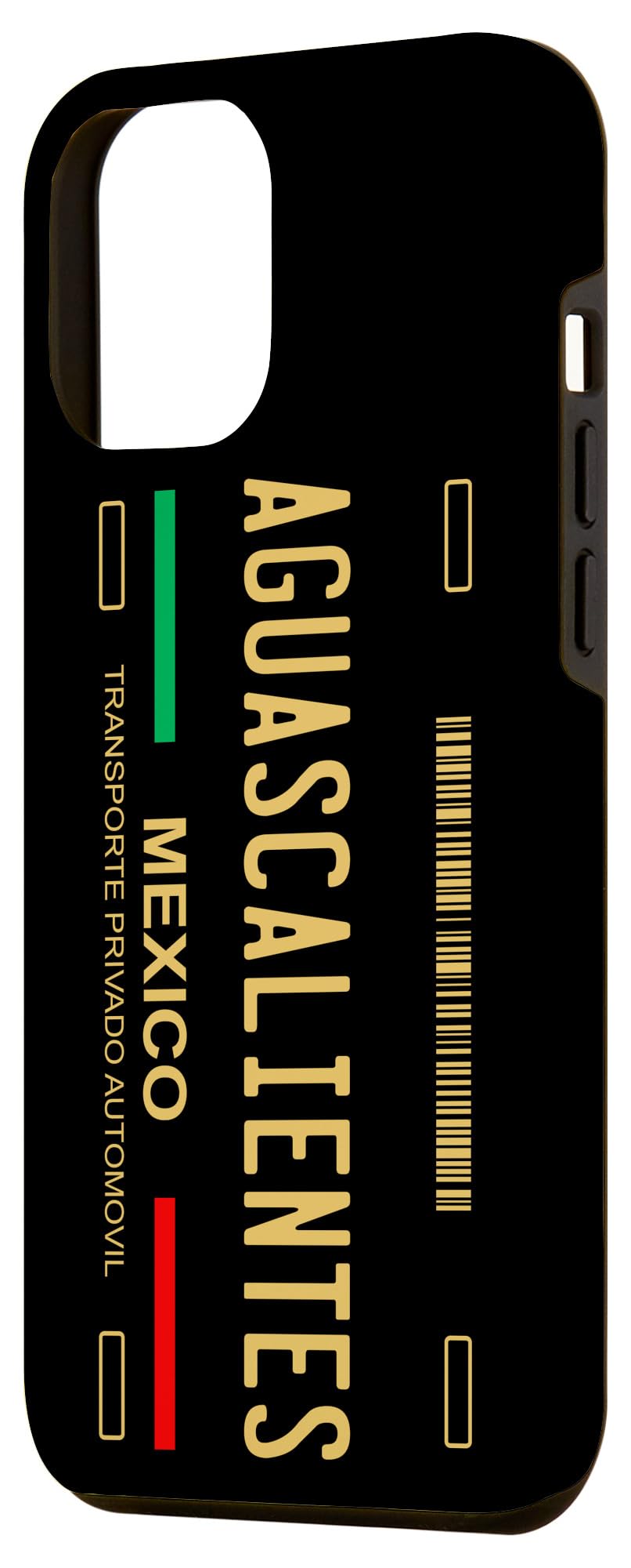 iPhone 12 Pro Max Aguascalientes License Plate Phone Case - Durable Protective Cover for Everyday Use and Travel
