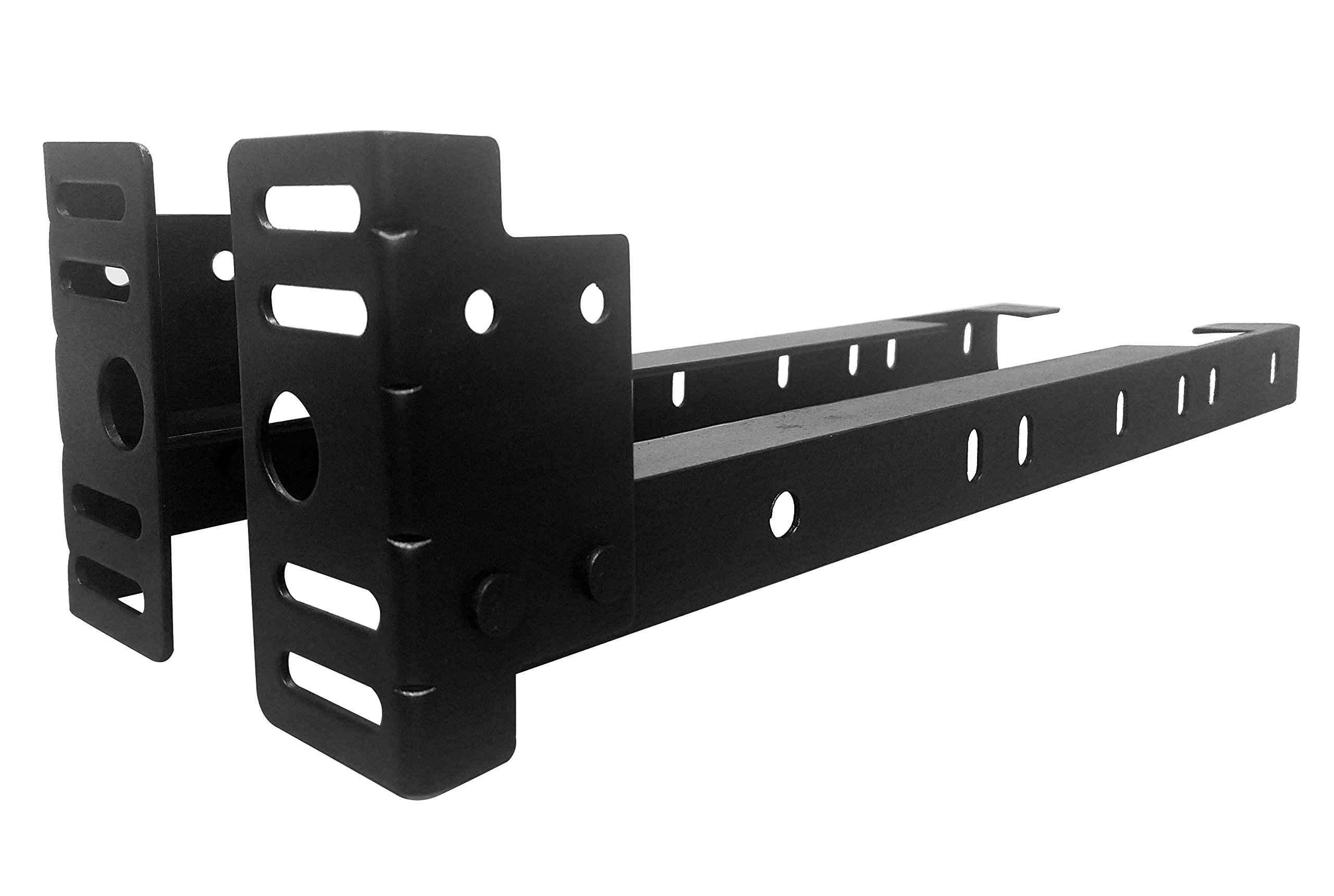 Kings Brand Furniture Bed Frame Footboard Extension Brackets Set - Heavy Duty Attachment Kit for Twin, Full, Queen & King Size Beds | Easy Installation for Bedroom Furniture Upgrades