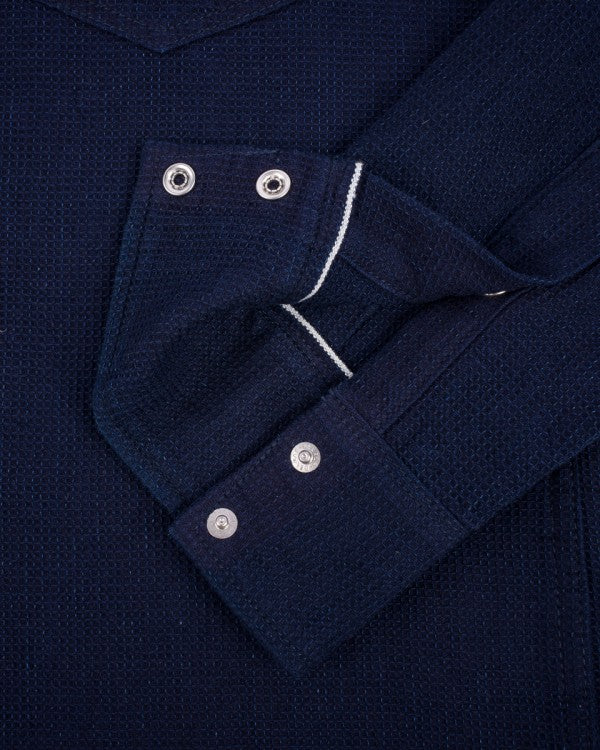 Iron Heart IHSH 413 5oz Selvedge Dobby Cloth Western Shirt - Premium Denim Workwear for Cowboy Style & Outdoor Adventures