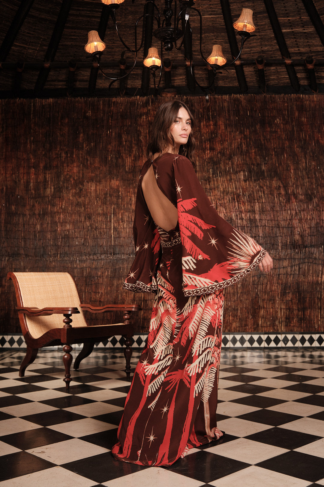 Leyenda Del Tiempo Women's Dress - Elegant Flowy Maxi Dress for Summer, Beach, and Special Occasions