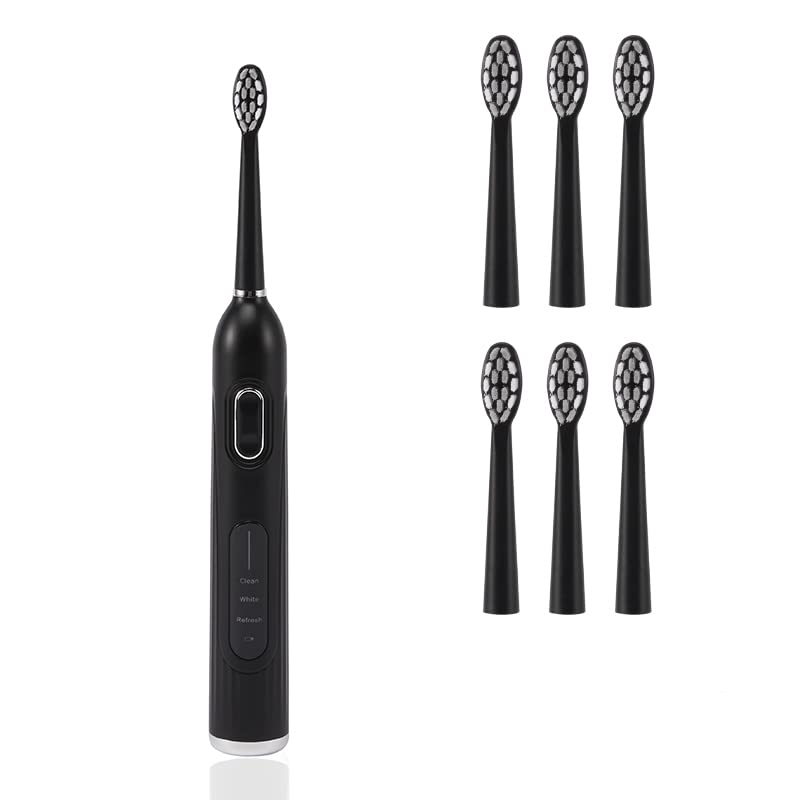 Boyakang Rechargeable Electric Toothbrush - 38,000 RPM High-Performance, USB Charging, 2-Minute Smart Timer, Black - Perfect for Travel & Daily Oral Care