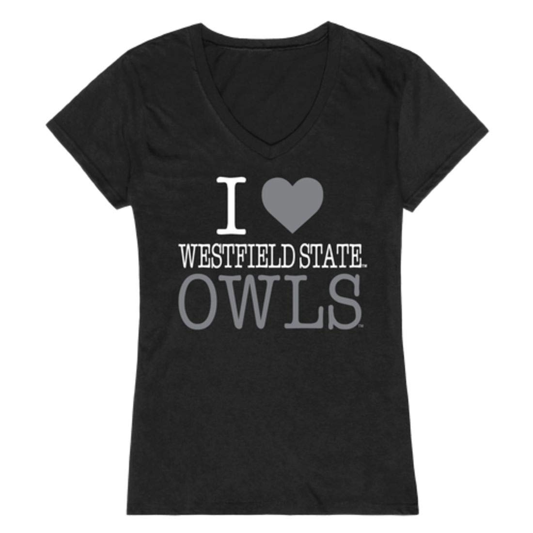 Westfield State University Owls Women's T-Shirt - Black | Comfortable College Apparel for Game Day & School Spirit