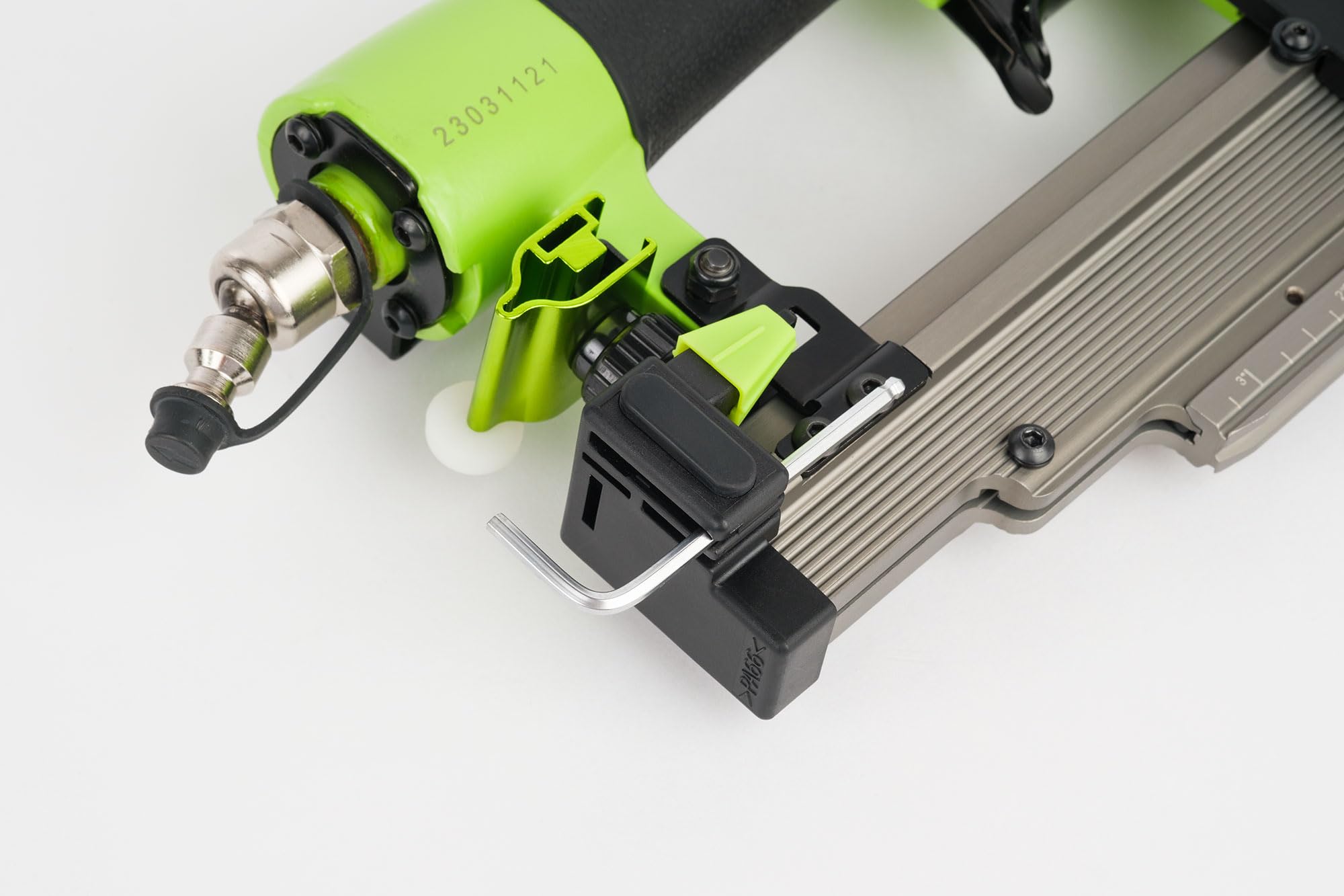 Grex P635L 23 Gauge Headless Pinner Nail Gun with Auto Lock-Out & Edge Guide - Perfect for Trim Work, Cabinetry, and Fine Woodworking Projects