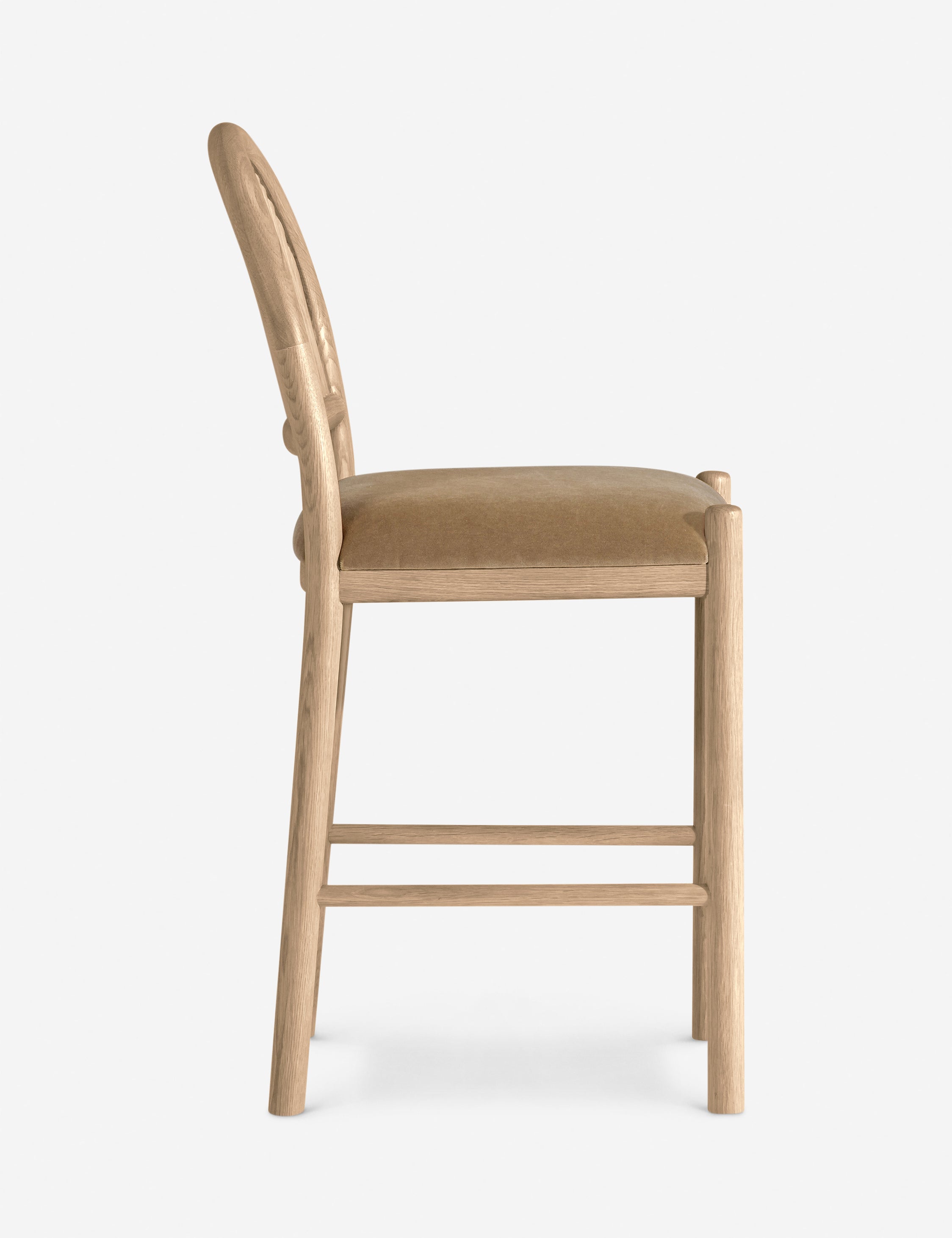Black Birch Homes x Co House Bennett Counter Stool - Modern Kitchen Bar Stool for Dining Room, Breakfast Nook & Home Decor
