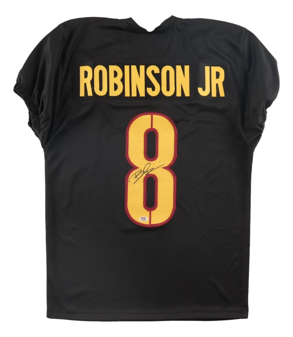 Brian Robinson Jr. Washington Football Team Signed Black Jersey with PSA/DNA Hologram - Authentic Collectible for NFL Fans & Memorabilia Enthusiasts - Perfect for Display, Gifts, and Sports Collections