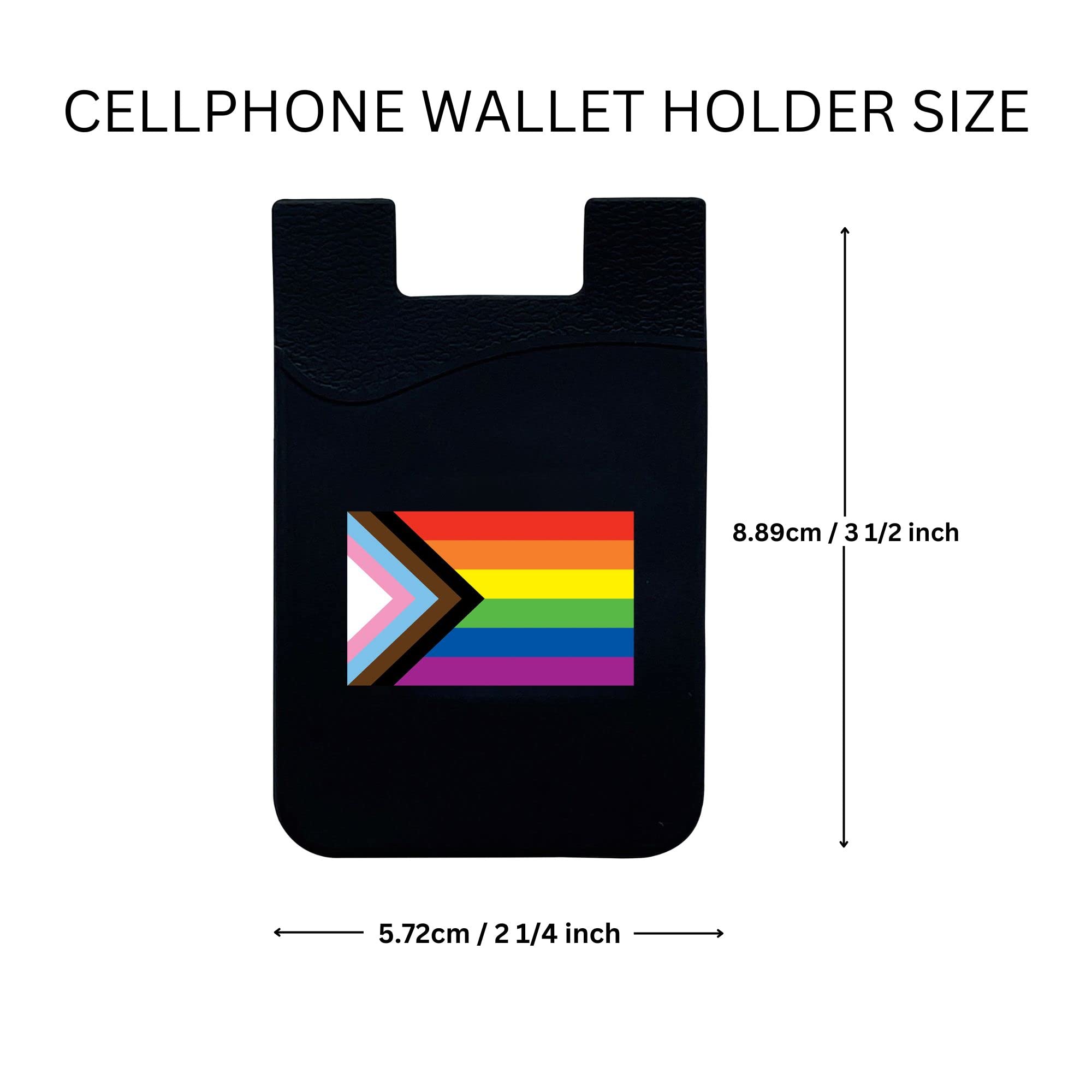 Daniel Quasar Silicone Phone Wallet Holder - Stick-On Wallet for iPhone & Android - LGBTQ Accessories, Pride Month Gifts, Promotional Events - Perfect for Daily Use, Travel & Parties