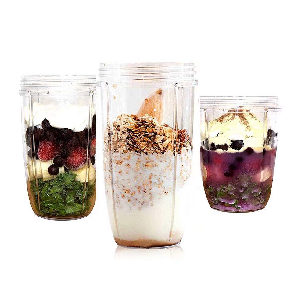 18oz Replacement Cup for Nutribullet Blender 600W/900W/1000W/1200W Series - Durable Blender & Juicer Mixer Accessory - Perfect for Smoothies, Protein Shakes, and Meal Prep