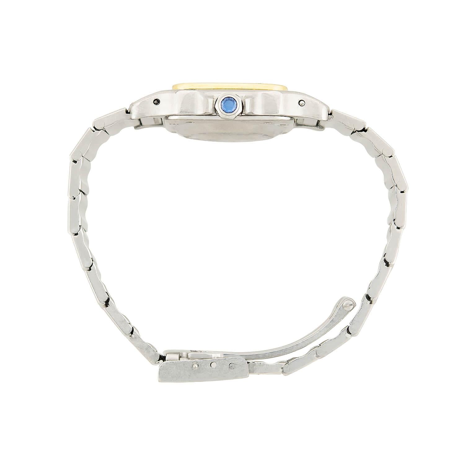 Cartier Santos Ladies Watch - 18k Gold & Stainless Steel Two-Tone Luxury Timepiece for Women | Perfect for Business, Formal Events & Everyday Elegance