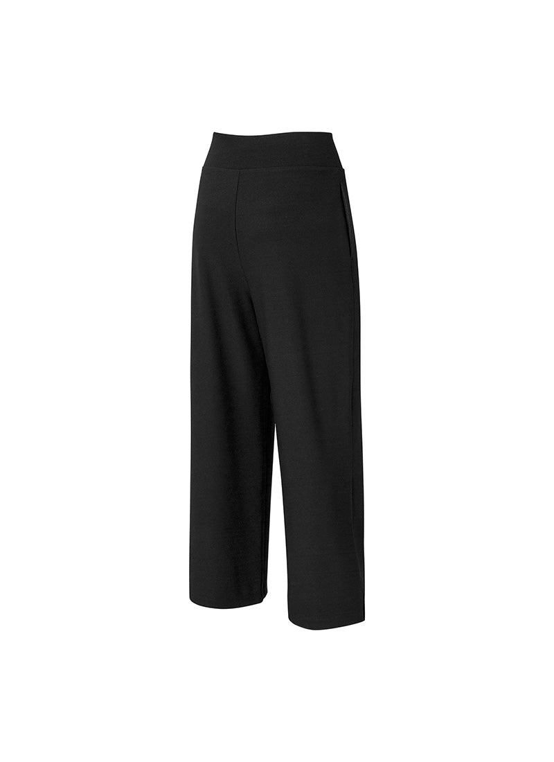 Free Motion Slit Wide Leg Pants for Women - Stretchy High Waist Palazzo Trousers for Yoga, Lounge & Casual Wear