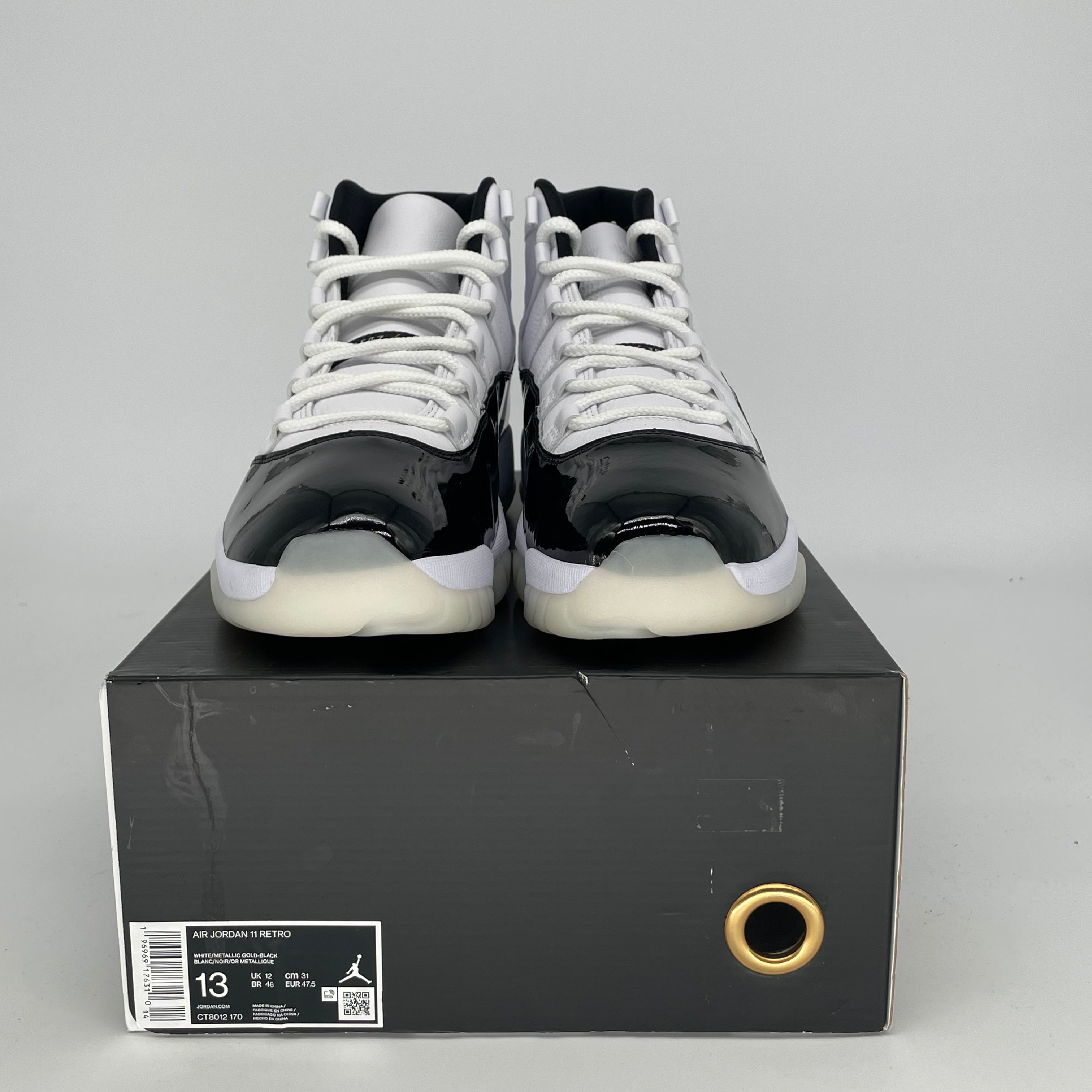 AIR JORDAN 11 DMP GRATITUDE Basketball Shoes Men's Size 13 (CT8012-170) - Perfect for Court Play, Sneaker Collecting & Streetwear Fashion