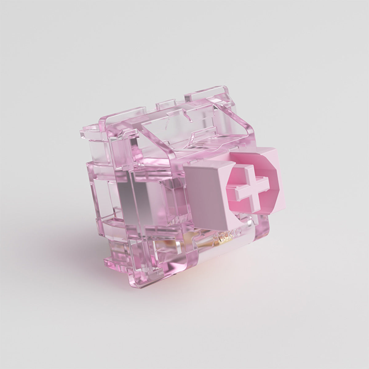 Akko CS Jelly Pink Mechanical Keyboard Switches - 45 Pack | Linear Silent Switches for Gaming & Typing | Compatible with DIY Custom Keyboards