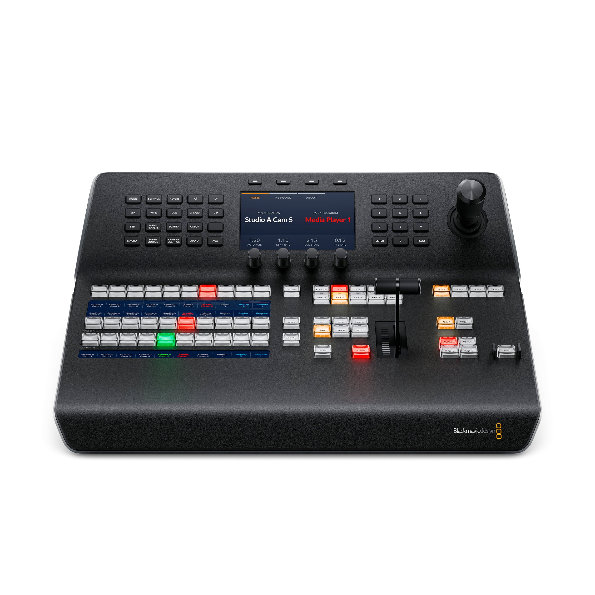 Blackmagic Design ATEM 1 M/E Advanced Panel 10 - Professional Live Production Switcher Control Surface for Broadcast & Streaming Studios (SPECIAL ORDER)