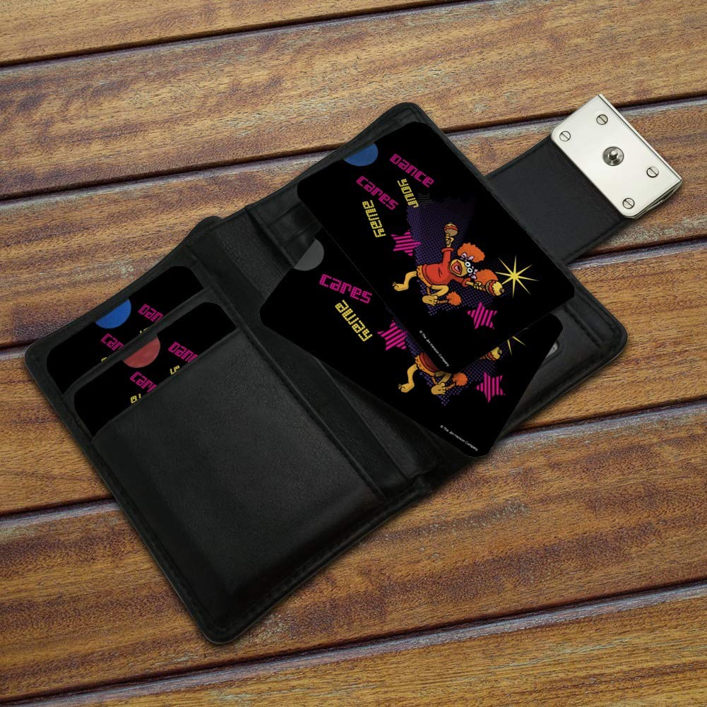 Fraggle Rock Red RFID Blocking Credit Card Holder - Set of 4 Secure Wallet Protectors for Contactless Payment Security | Perfect for Travel, Shopping & Daily Use