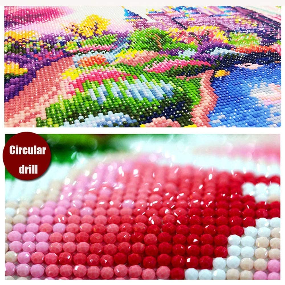 5D Diamond Painting Kits for Adults - QUITEDEW Diamond Art Kits, 12x16 Inch Cartoon Series Wall Decor (Girls and Cows), DIY Art Crafts for Home Decor, Gifts & Stress Relief